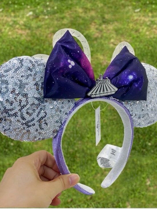 Disney Parks The Main Attraction Space Mountain Minnie Mouse Ears Headband main image 5